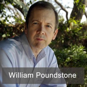 William Poundstone, author of Head in the Clouds